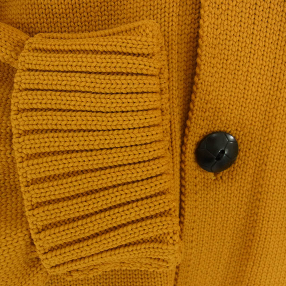 BLUCO WORK GARMENT ブルコ 155-15-002 LETTERED CARDIGAN レター カーディガン オレンジ系 L【中古】