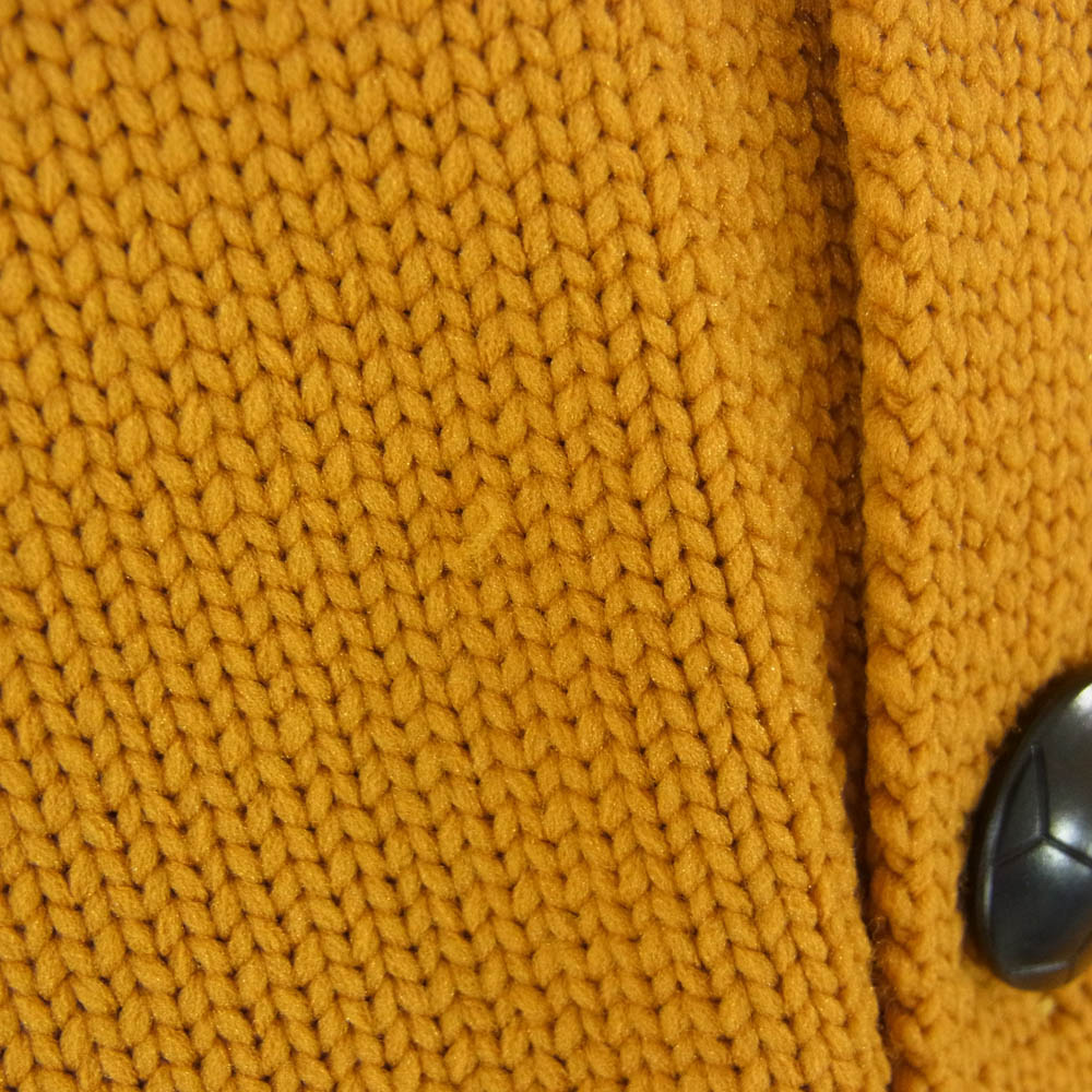 BLUCO WORK GARMENT ブルコ 155-15-002 LETTERED CARDIGAN レター カーディガン オレンジ系 L【中古】