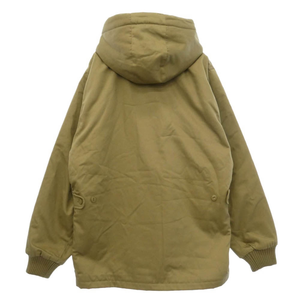 BLUCO WORK GARMENT ブルコ 24AW 147-31-052 WINTER HOODED WORK COAT ウィンター フーデット ワーク コート 内ボア ジャケット カーキ系 L【中古】