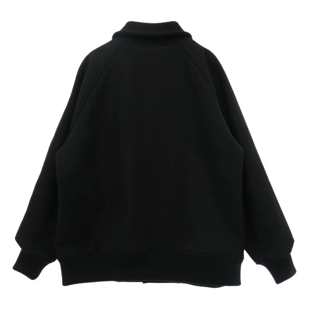 BLUCO WORK GARMENT ブルコ 157-34-009 HEAVY MELTON PHARAOH COAT ヘビー メルトン ファラオ コート ブラック系 BLACK L【中古】