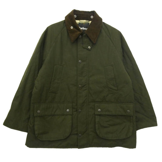 Barbour バブアー 252MCAS100 FREAKS STORE別注 BEDALE INSULATION ピーチスキン生地 フリークスストア ビデイル インサレーション ジャケット グリーン系 42【中古】
