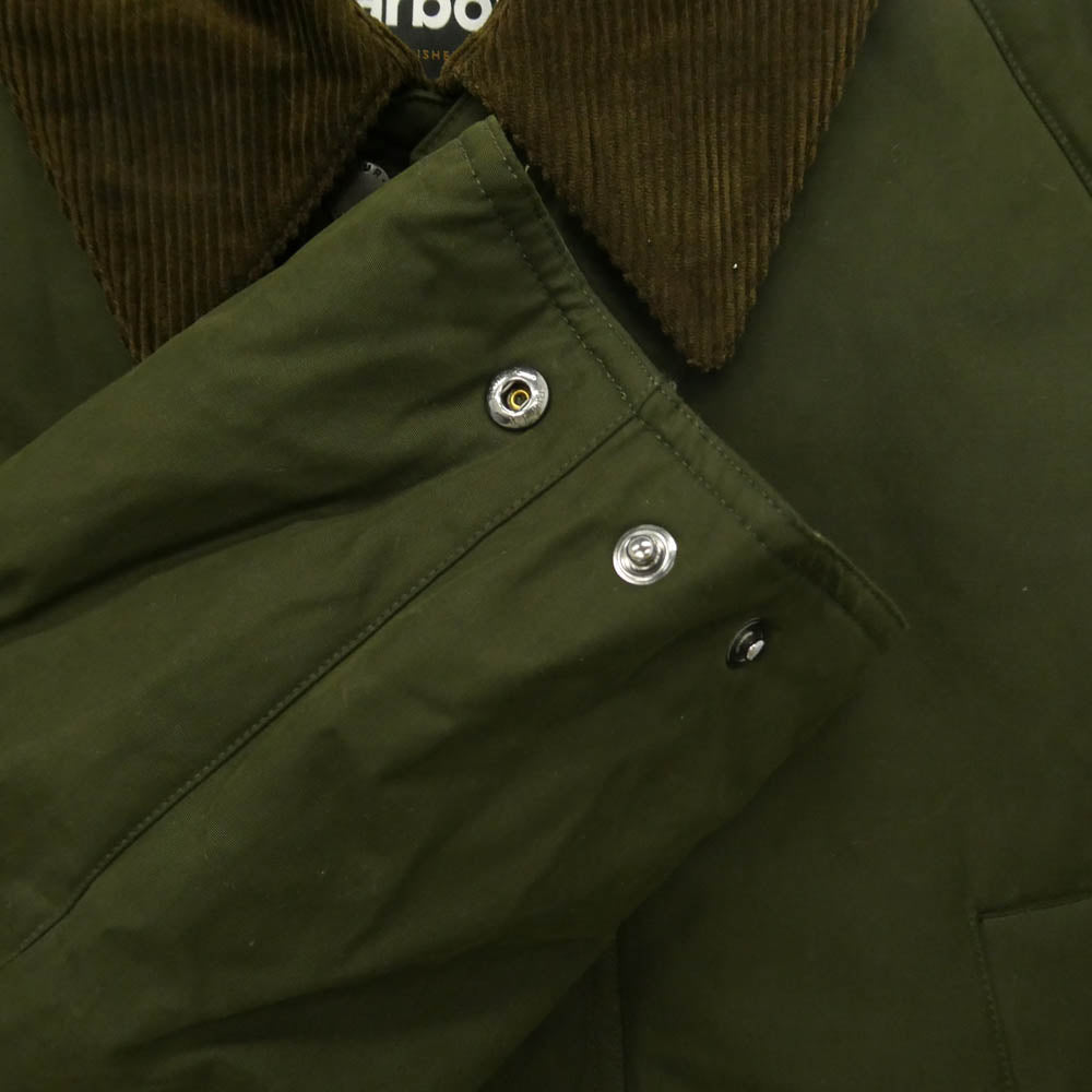 Barbour バブアー 252MCAS100 FREAKS STORE別注 BEDALE INSULATION ピーチスキン生地 フリークスストア ビデイル インサレーション ジャケット グリーン系 42【中古】