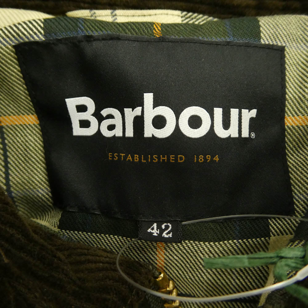 Barbour バブアー 252MCAS100 FREAKS STORE別注 BEDALE INSULATION ピーチスキン生地 フリークスストア ビデイル インサレーション ジャケット グリーン系 42【中古】