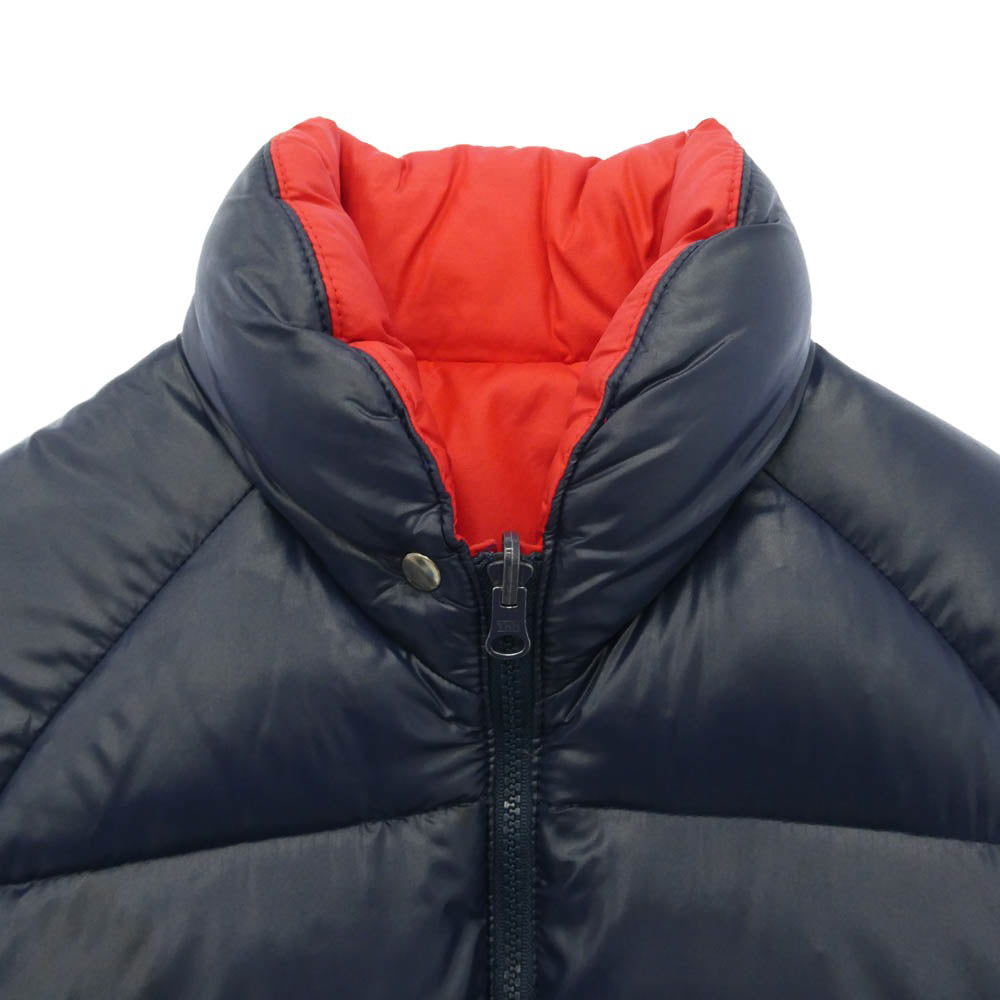MONCLER モンクレール asics アシックス 90s ASICS アシックスタグ ロゴワッペン付き リバーシブル ダウンジャケット パープル系 レッド系【中古】