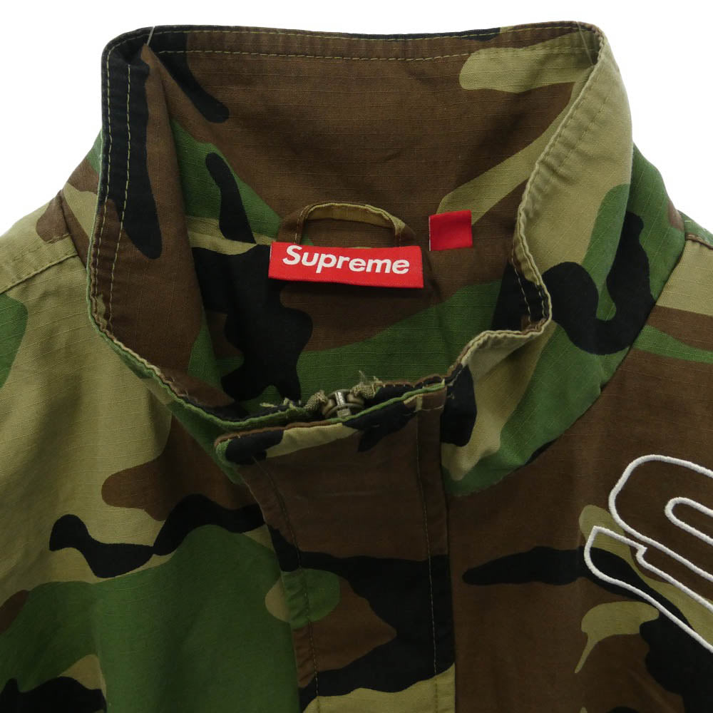 Supreme シュプリーム 25AW Spellout Embroidered Ripstop Track Jacket スペルアウト リップストップ トラックジャケット マルチカラー系 M【中古】