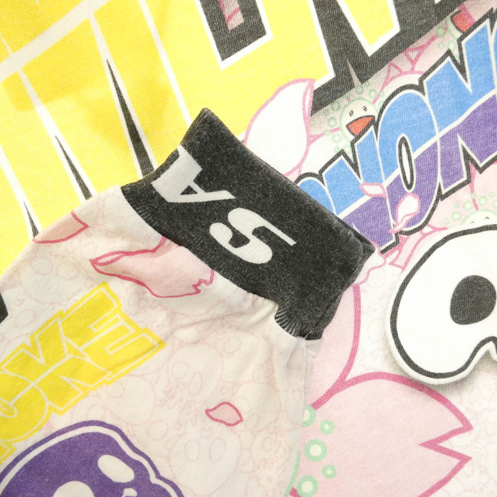 モノノケメイド MT-MK8-0000-009 LS T-SHIRT WIDE プリント モックネック ロンT 長袖 Tシャツ カットソー マルチカラー系 OS【極上美品】【中古】