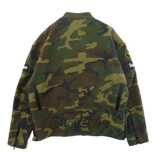 Supreme シュプリーム VANSON バンソン 26SS x Vanson Leathers バンソンレザーズ Cordura Jacket コーデュラ ジャケット マルチカラー系 S【中古】