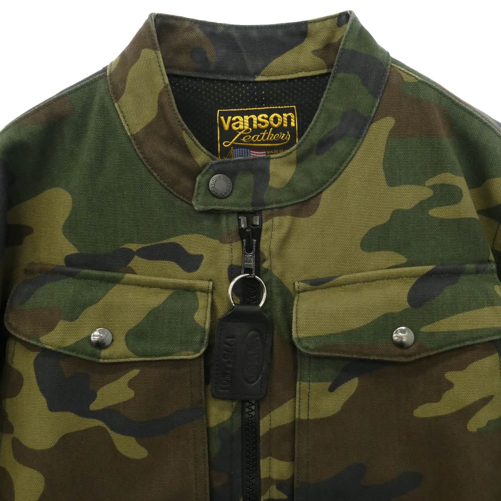 Supreme シュプリーム VANSON バンソン 26SS x Vanson Leathers バンソンレザーズ Cordura Jacket コーデュラ ジャケット マルチカラー系 S【中古】