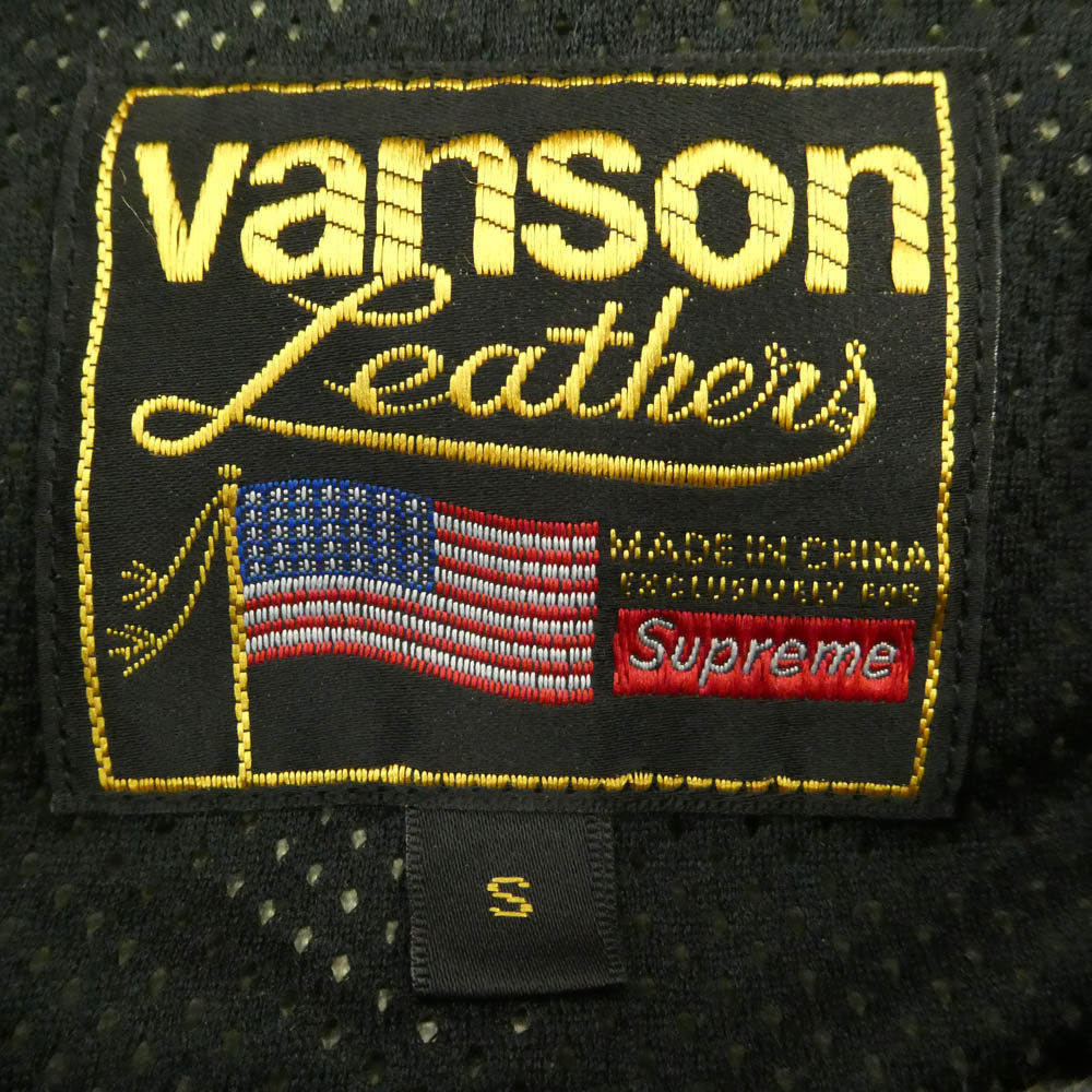 Supreme シュプリーム VANSON バンソン 26SS x Vanson Leathers バンソンレザーズ Cordura Jacket コーデュラ ジャケット マルチカラー系 S【中古】