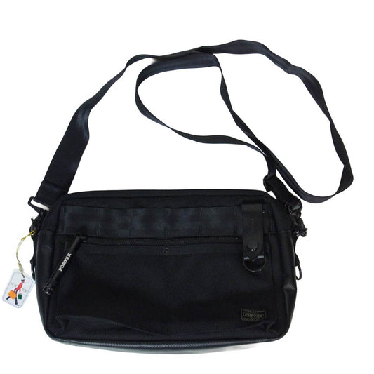 PORTER ポーター 703-07970 HEAT SHOULDER BAG ヒート ショルダーバッグ MAG-LITE付属 ブラック系【中古】