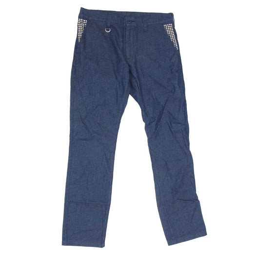 uniform experiment ユニフォームエクスペリメント UE-130038 スタッズポケット シャンブレー パンツ インディゴブルー系 2【中古】