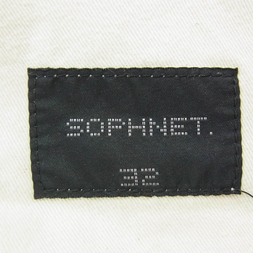 SOPHNET. ソフネット SOPH-130040 13SS SLIM FIT STRETCH JEANS シンチバック スリム フィット ストレッチ ジーンズ デニムパンツ インディゴブルー系 32【中古】