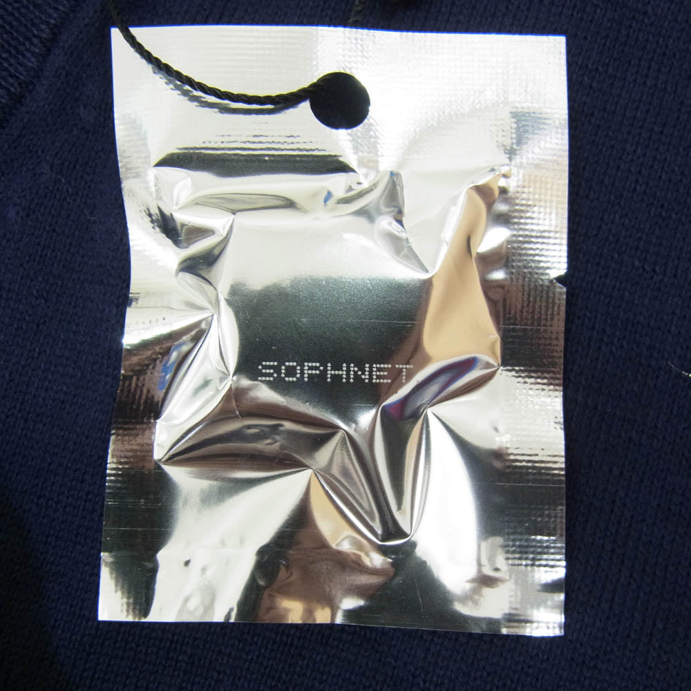 SOPHNET. ソフネット SOPH-50054 Vネック コットン ニットベスト ネイビー系 M【美品】【中古】