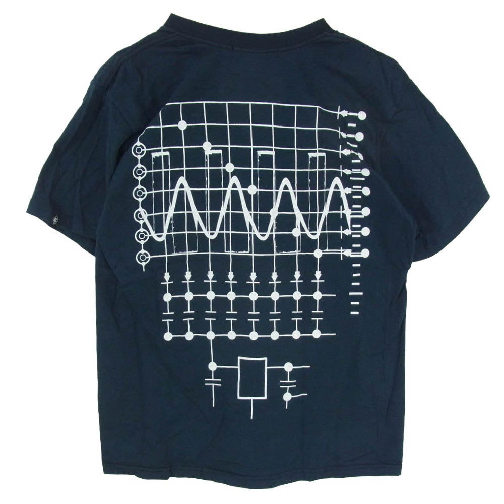 GOODENOUGH グッドイナフ NIKE ナイキ resonate anvilボディ USA製 グラフプリント 半袖Tシャツ ネイビー系 M【中古】