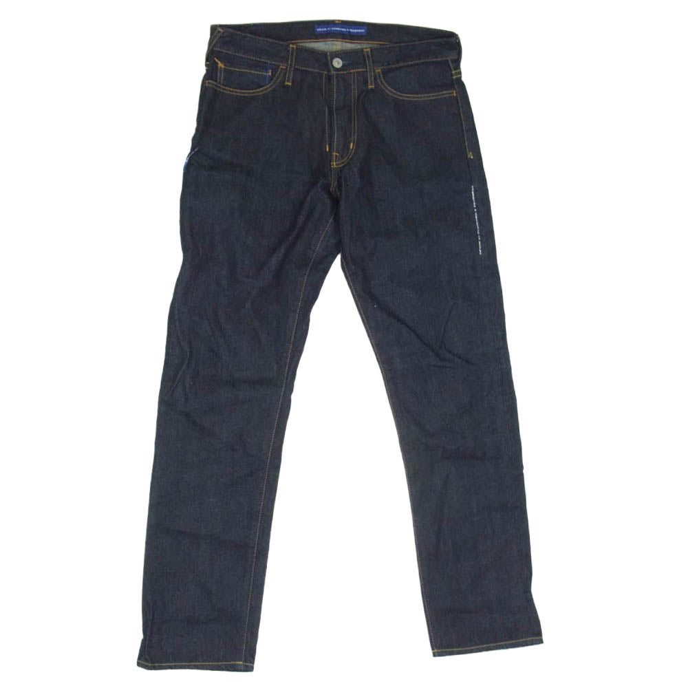 デニムバイヴァンキッシュアンドフラグメント FRAGMENT DESIGN フラグメントデザイン 105-133-2014-003 Indigo Selvedge Denim Jeans バックプリント セルビッジ デニム パンツ インディゴブルー系 32【中古】