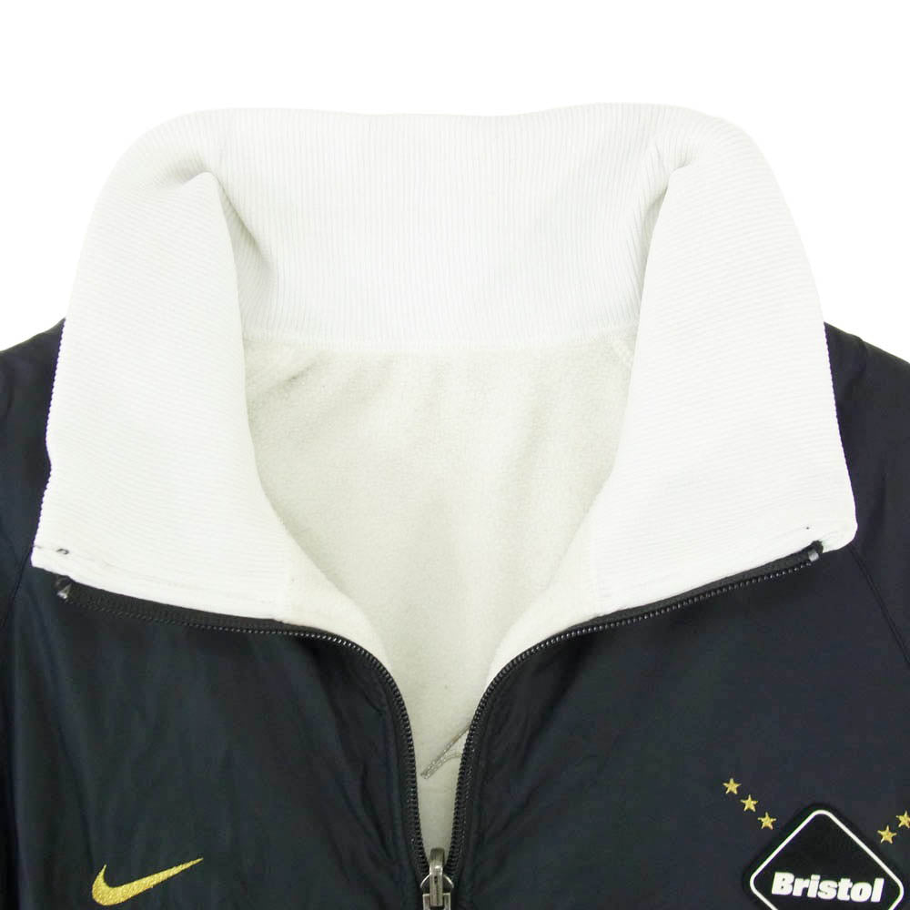 F.C.R.B. エフシーアールビー NIKE ナイキ 193929 NIKE ナイキ リバーシブル フリース ナイロン ジャケット ブラック系 S【中古】