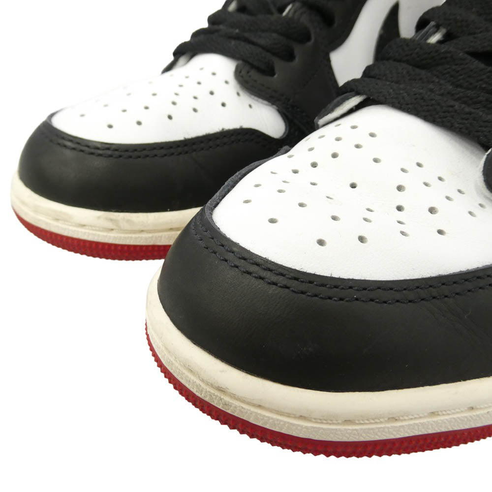 NIKE ナイキ DZ5485-106 Air Jordan 1 Retro High OG Black Toe Reimagined AJ1 エアジョーダン レトロ ハイ ブラックトゥ リイマジンド スニーカー マルチカラー系 27.5cm【中古】