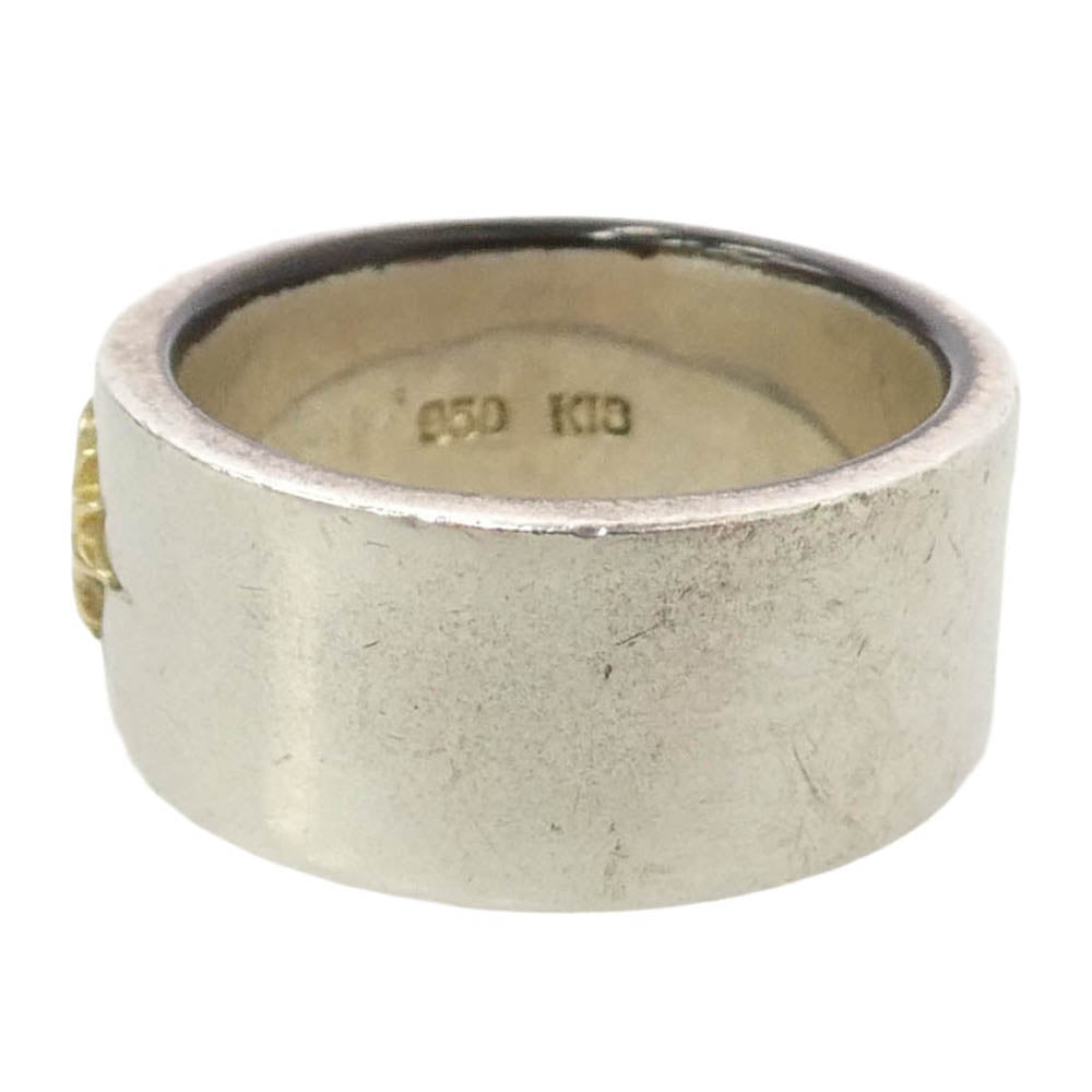 REDMAN レッドマン SYMBOL RING K18太陽神 SV950 シンボルリング シルバー系 11号【中古】