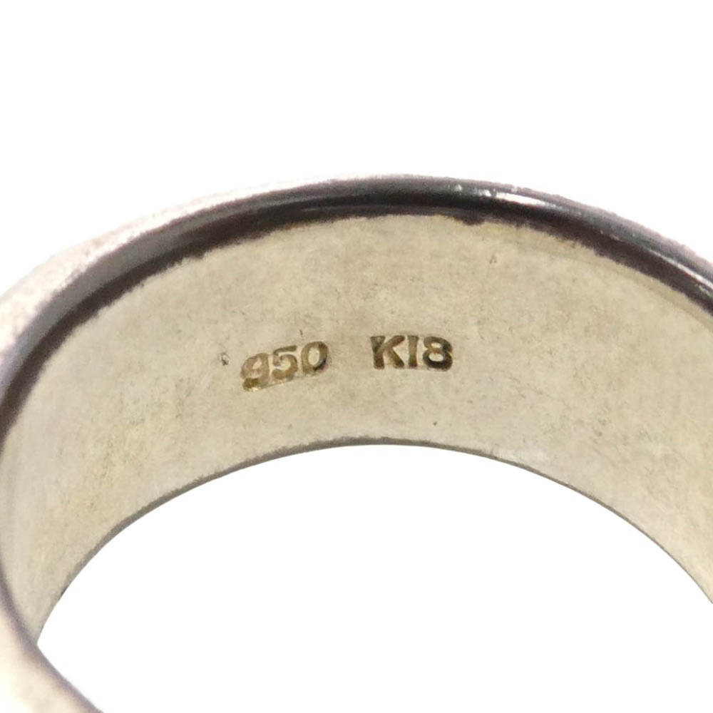 REDMAN レッドマン SYMBOL RING K18太陽神 SV950 シンボルリング シルバー系 11号【中古】