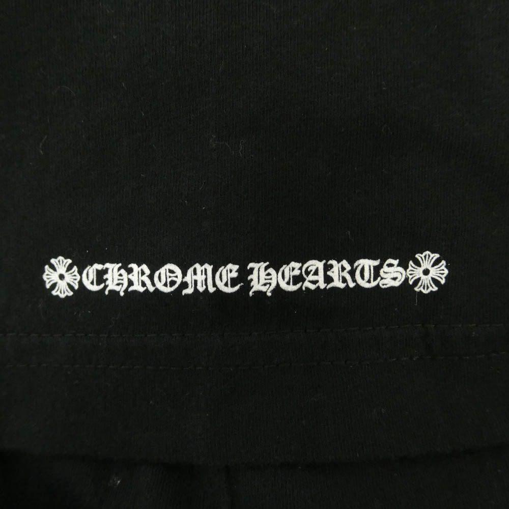 CHROME HEARTS クロムハーツ（原本無） HORSESHOE S/S TEE ホースシュープリント ポケット 半袖 Tシャツ カットソー ブラック系 M【中古】