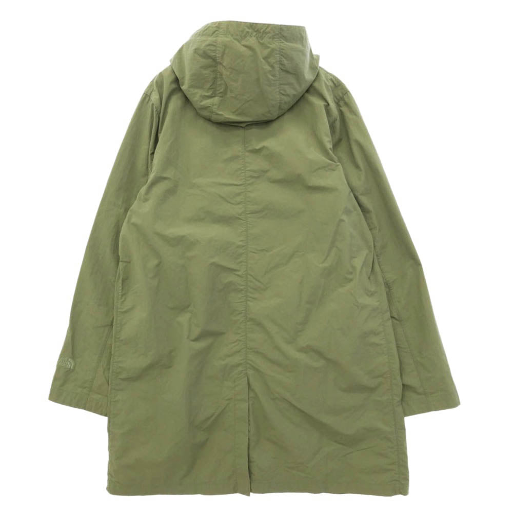 THE NORTH FACE ノースフェイス NP21863 Rollpack Journeys Coat ロールパック ジャーニーズ コート パッカブル フード着脱可 グリーン系 グレイッシュグリーン系 XL【中古】