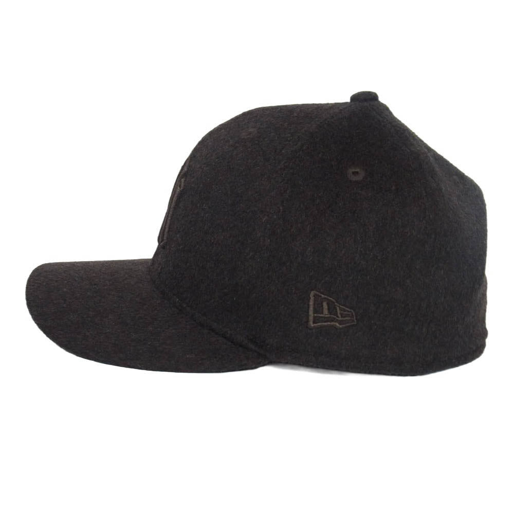 NEW ERA ニューエラ 59FIFTY Cashmere NY カシミヤ ニューヨークヤンキース キャップ ダークブラウン系 7 1/8【中古】