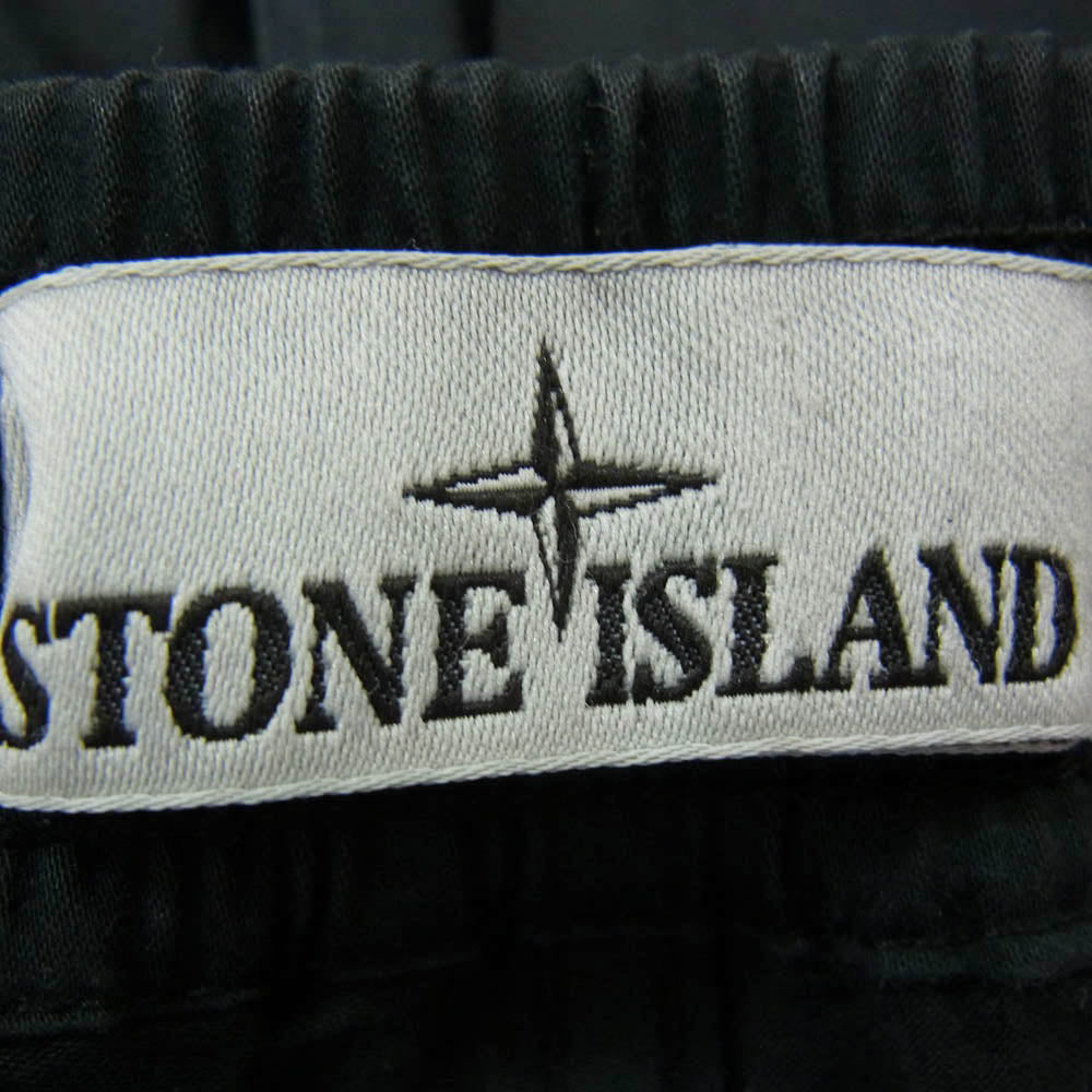 STONE ISLAND ストーンアイランド 23AW 791531314 GARMENT DYE STRECH CARGO PANTS ロゴワッペン ガーメントダイ カーゴ パンツ ブラック系 28【中古】
