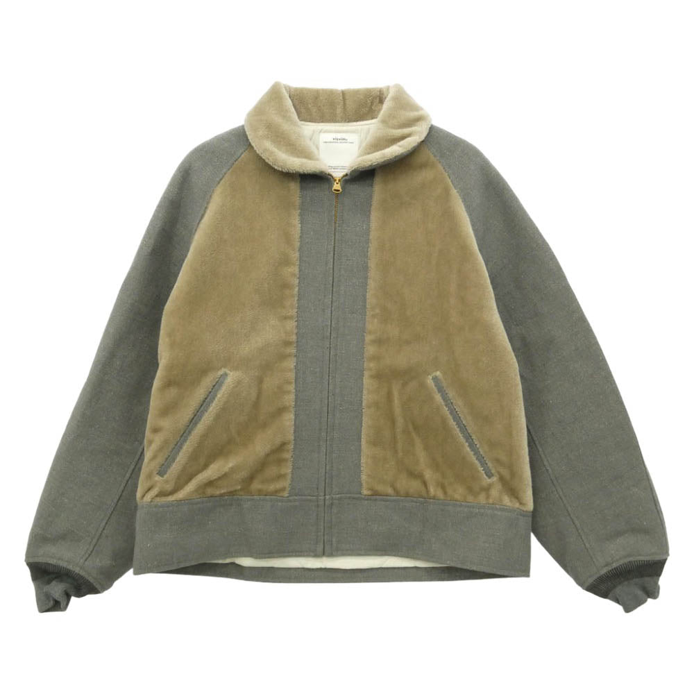 VISVIM ビズビム 0124205013028 MACKENZIE JKT マッケンジー ジャケット ジップアップ ブルゾン グレー系 ブラウン系 2【美品】【中古】