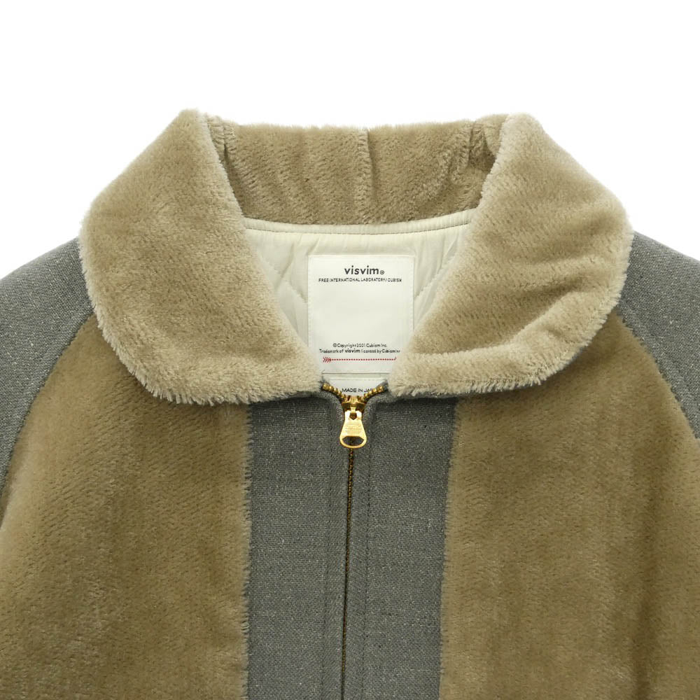 VISVIM ビズビム 0124205013028 MACKENZIE JKT マッケンジー ジャケット ジップアップ ブルゾン グレー系 ブラウン系 2【美品】【中古】