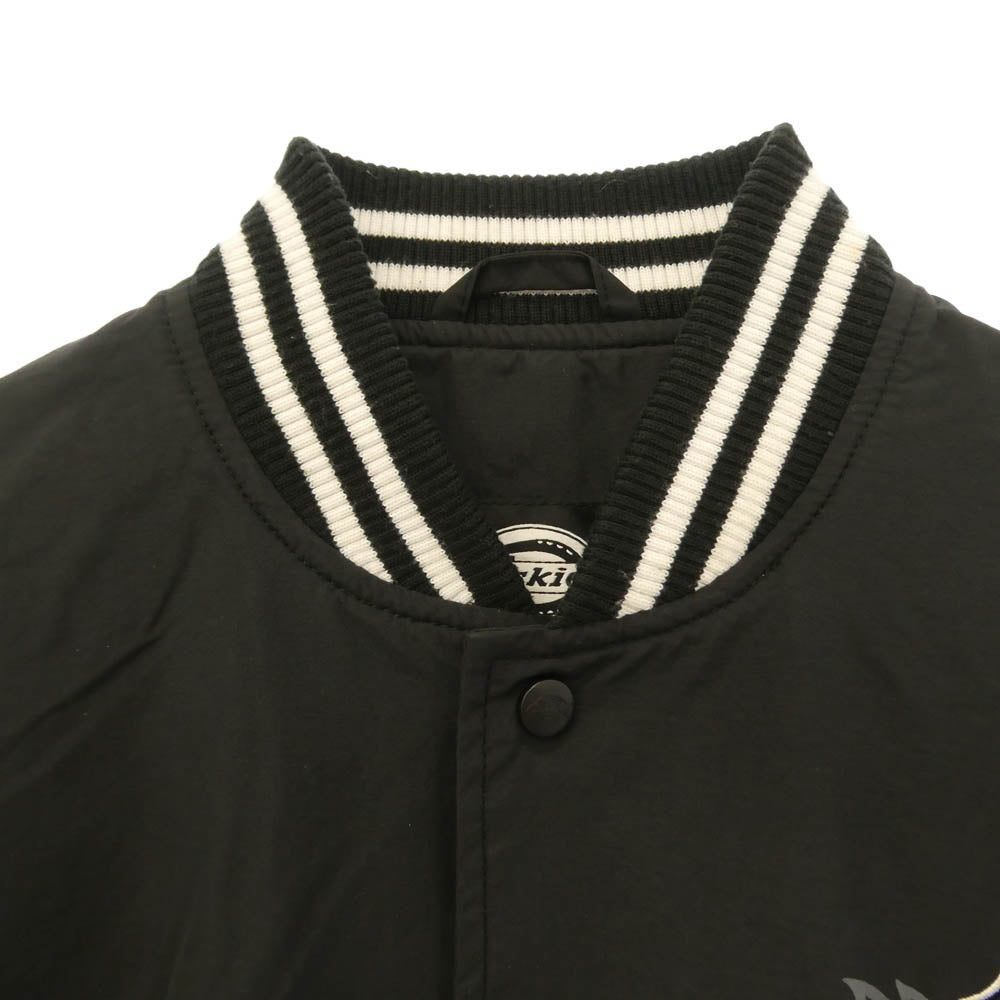 スピットファイアー Dickies ディッキーズ バーシティジャケット ナイロン スタジャン ブラック系 M【中古】