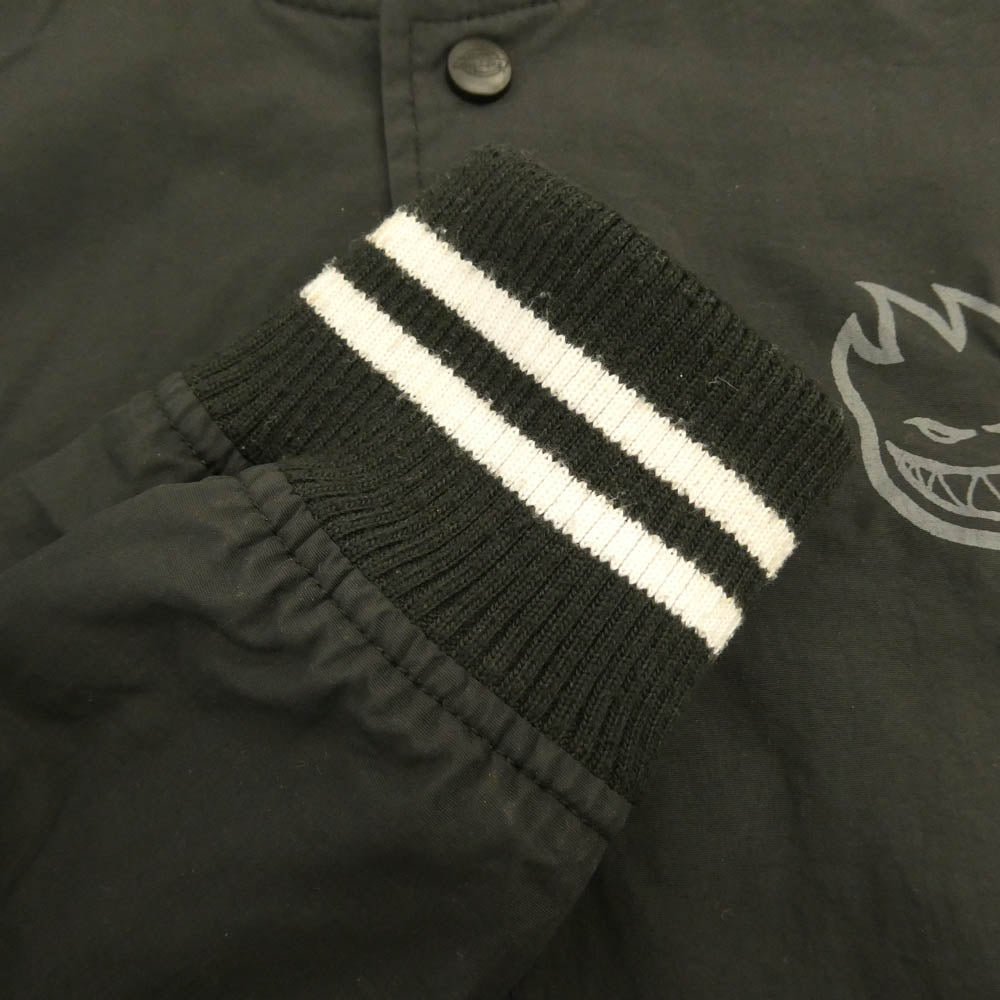 スピットファイアー Dickies ディッキーズ バーシティジャケット ナイロン スタジャン ブラック系 M【中古】