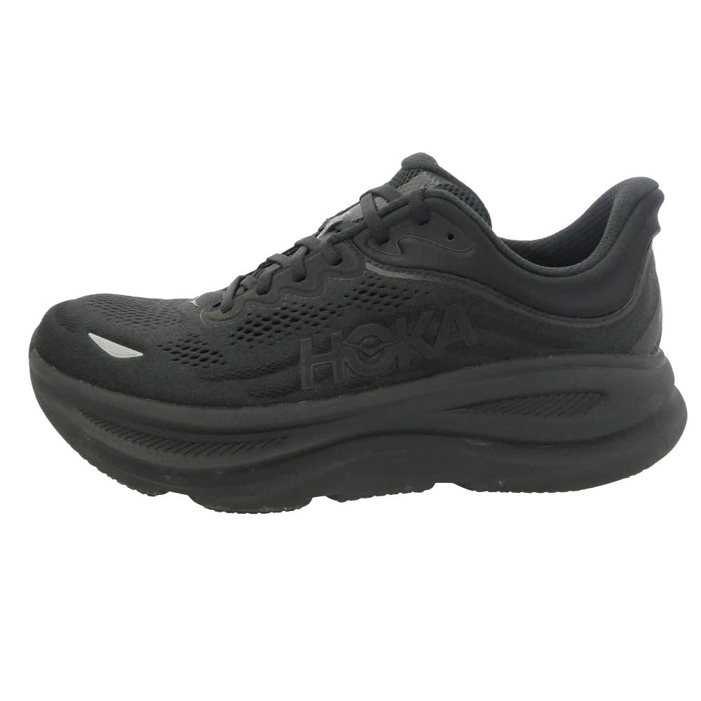 HOKA ONE ONE ホカ オネオネ 1162011 Bondi 9 ボンダイ9 ローカット スニーカー ランニングシューズ ブラック系 28cm【中古】