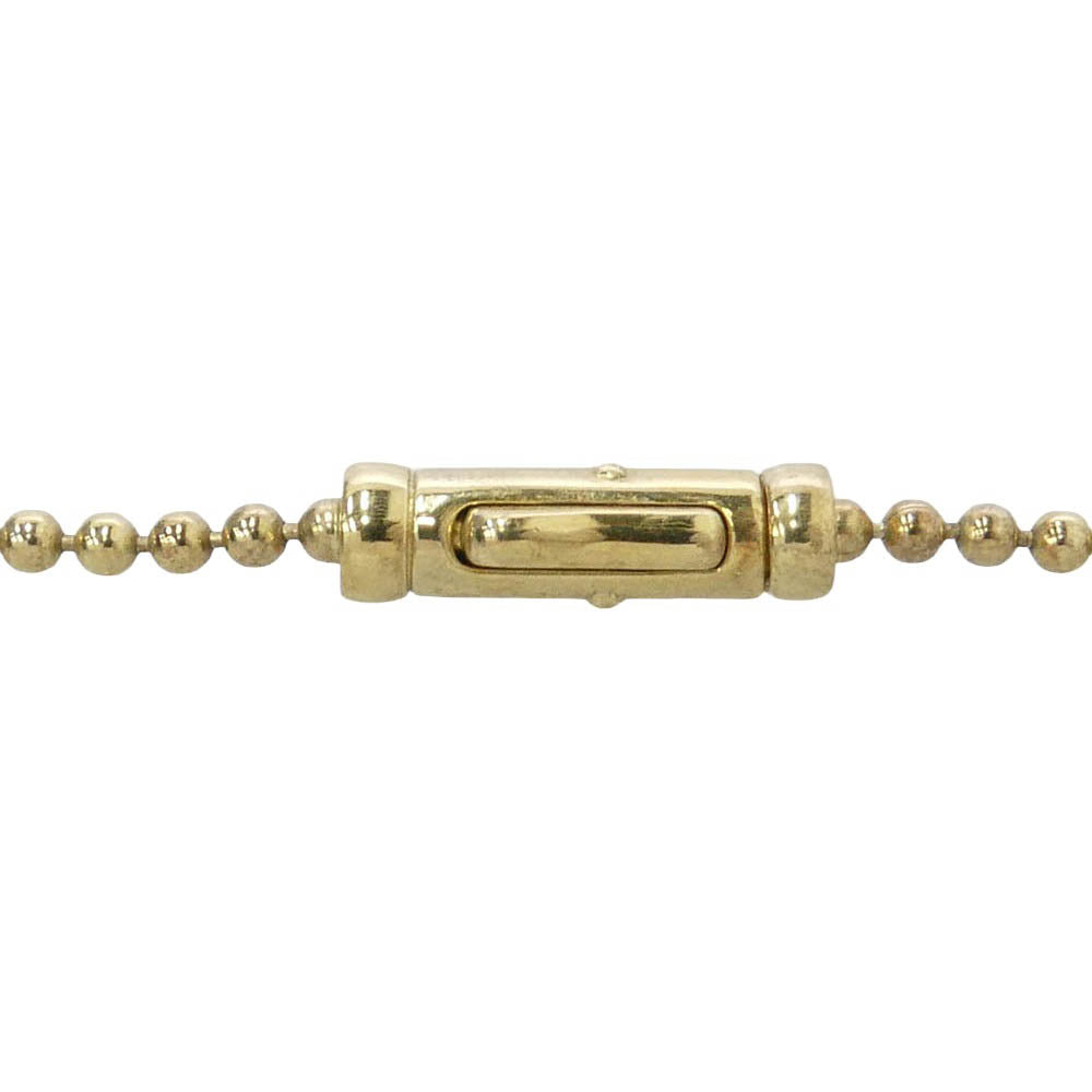 TOM WOOD トムウッド TW-NBS20NA01S925 Ball Chain 24.5in ボールチェーン ネックレス ゴールド系【中古】