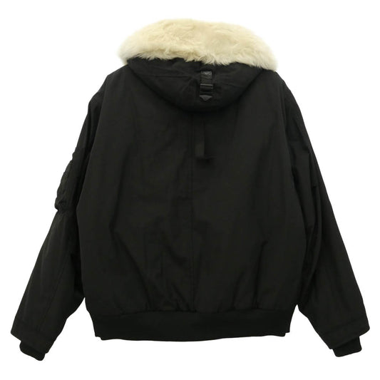 COACH コーチ CE337 SHORT PARKA ファー ジップアップ ショート パーカー フライトジャケット ブラック系 M【新古品】【未使用】【中古】