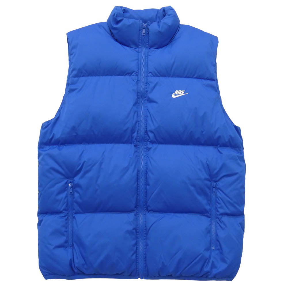 NIKE ナイキ FB7374-480 M CLUB PUFFER VEST 中綿 ベスト ブルー系 M【中古】