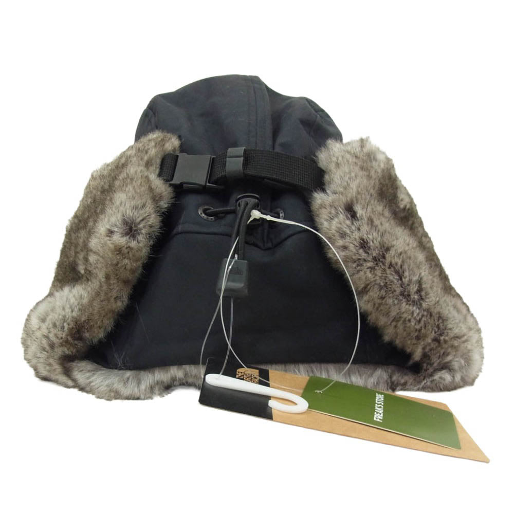 THE NORTH FACE ノースフェイス NN42536 インサレーションボンバーキャップ 中わた入り帽子 ブラック系 グレー系 L【新古品】【未使用】【中古】
