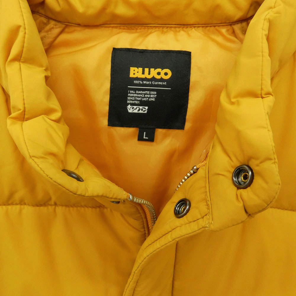 BLUCO WORK GARMENT ブルコ 147-31-021-18-595 RACING JACKET レーシング ジャケット イエロー系 L【新古品】【未使用】【中古】