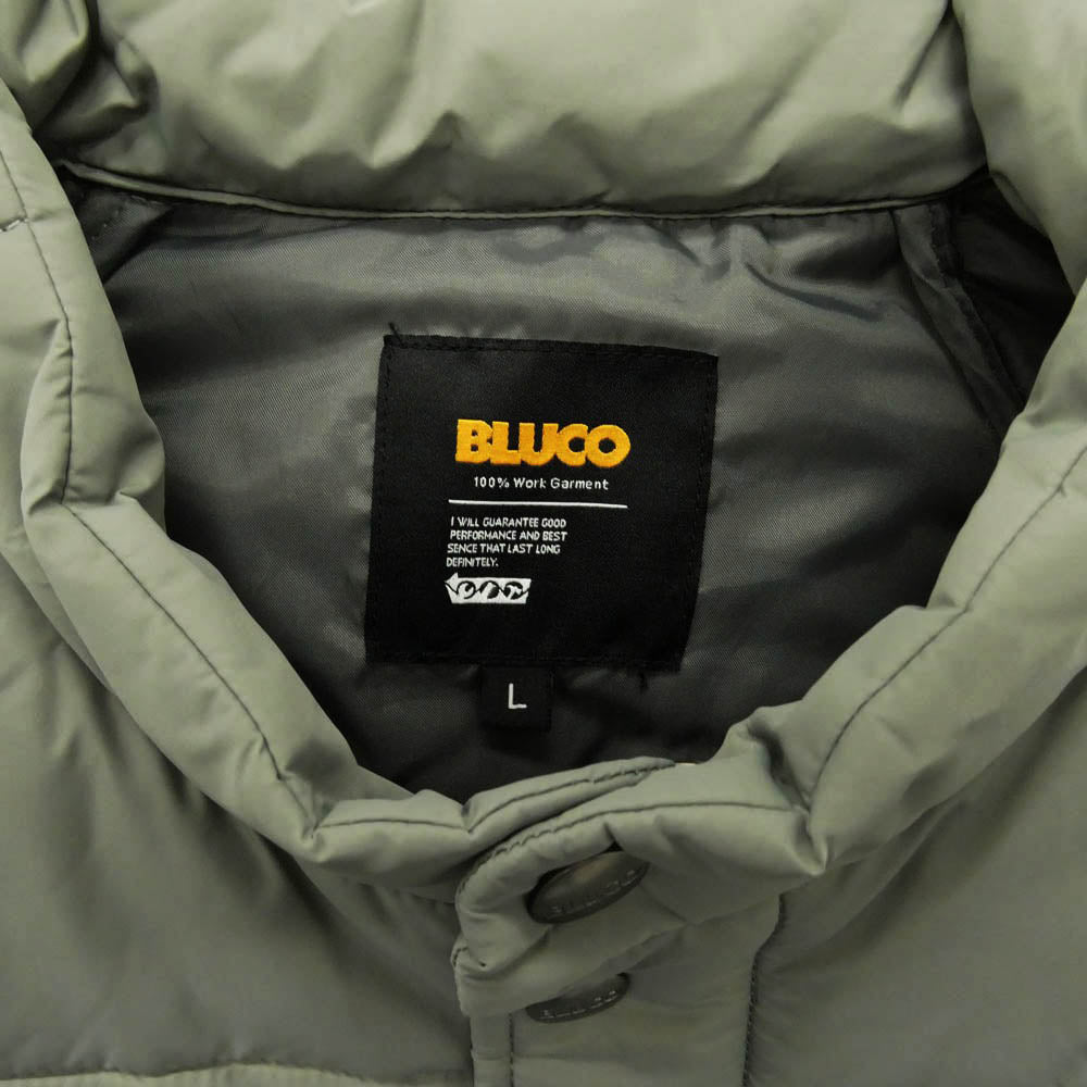 BLUCO WORK GARMENT ブルコ 147-31-021-18-195 RACING JACKET レーシング ジャケット グレー系 L【新古品】【未使用】【中古】