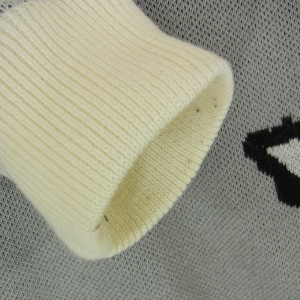 BAL バル JACQUARD COTTON CREWNECK SWEATER ジャカード コットン クルーネック セーター ニット グレー系 L【中古】