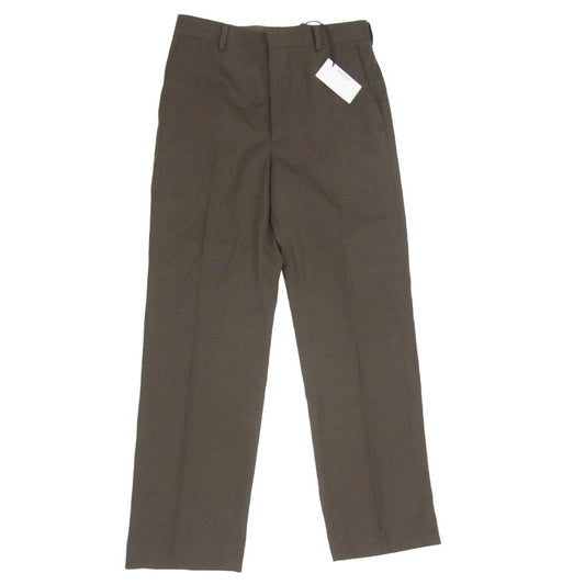 AURALEE オーラリー 23AW A23AP02MG LIGHT WOOL MAX GABARDINE SLACKS ライト ウール マックス ギャバジン スラックス ダークブラウン系 3【新古品】【未使用】【中古】