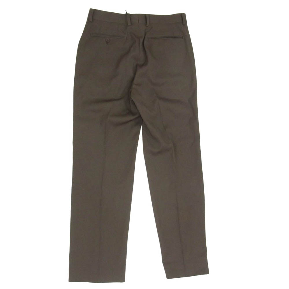 AURALEE オーラリー 23AW A23AP02MG LIGHT WOOL MAX GABARDINE SLACKS ライト ウール マックス ギャバジン スラックス ダークブラウン系 3【新古品】【未使用】【中古】