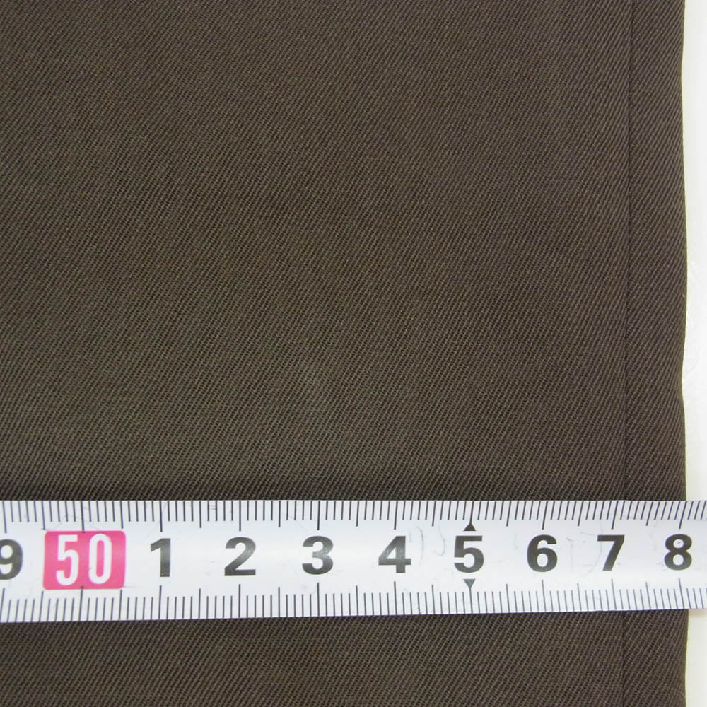 AURALEE オーラリー 23AW A23AP02MG LIGHT WOOL MAX GABARDINE SLACKS ライト ウール マックス ギャバジン スラックス ダークブラウン系 3【新古品】【未使用】【中古】