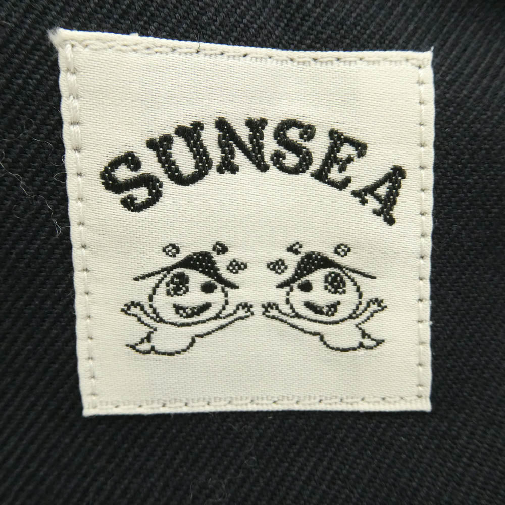 SUNSEA サンシー 20AW 20A33 Navy Double-breasted Coat ダブルブレスト ピークドラペル ウール チェスターコート ネイビー系 2【中古】