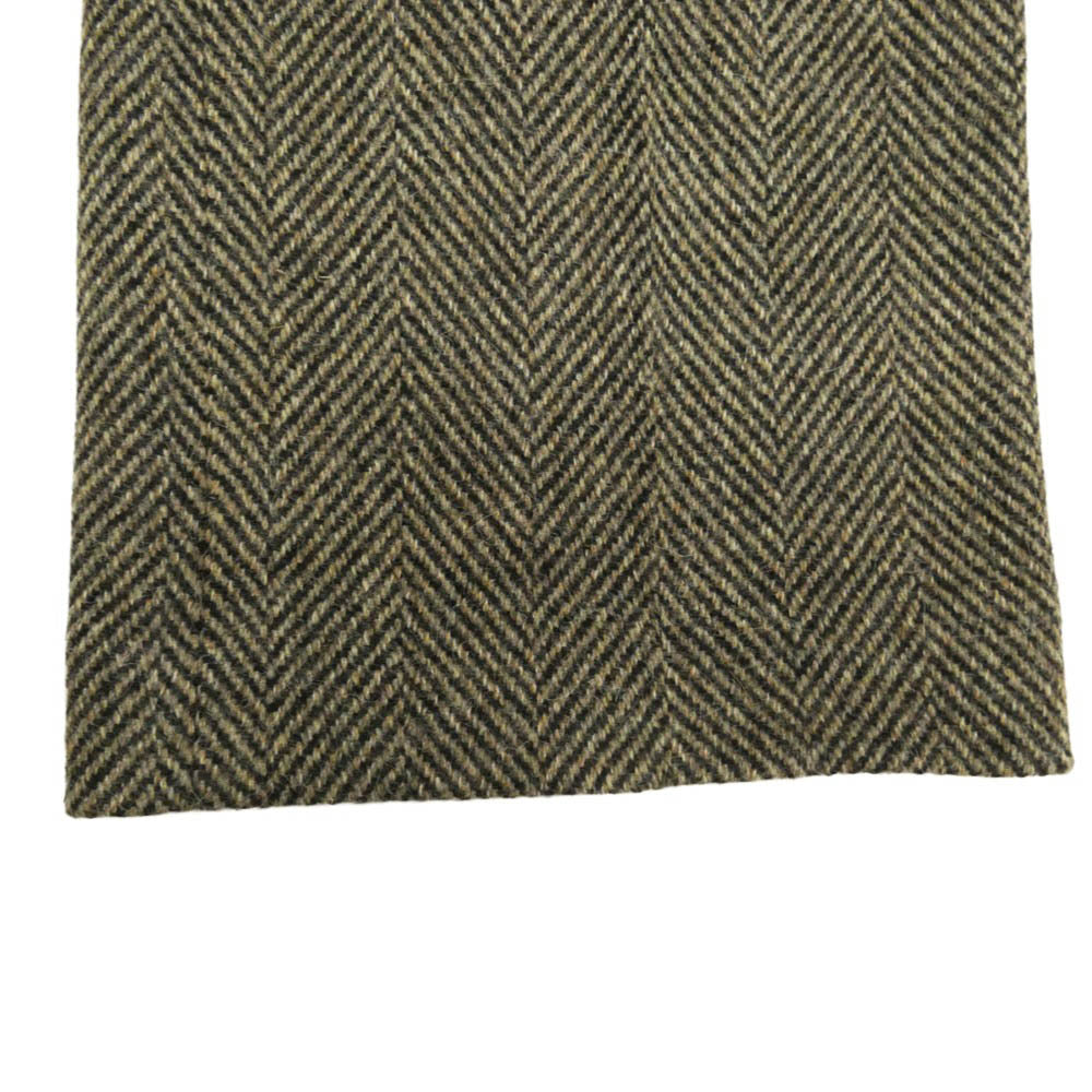 AURALEE オーラリー 24AW A24AP04LS LAMA SHETLAND WOOL TWEED SLACKS ラマ シェットランド ウール ツイード センタープレス ワイド テーパード スラックス グレー系 4【中古】