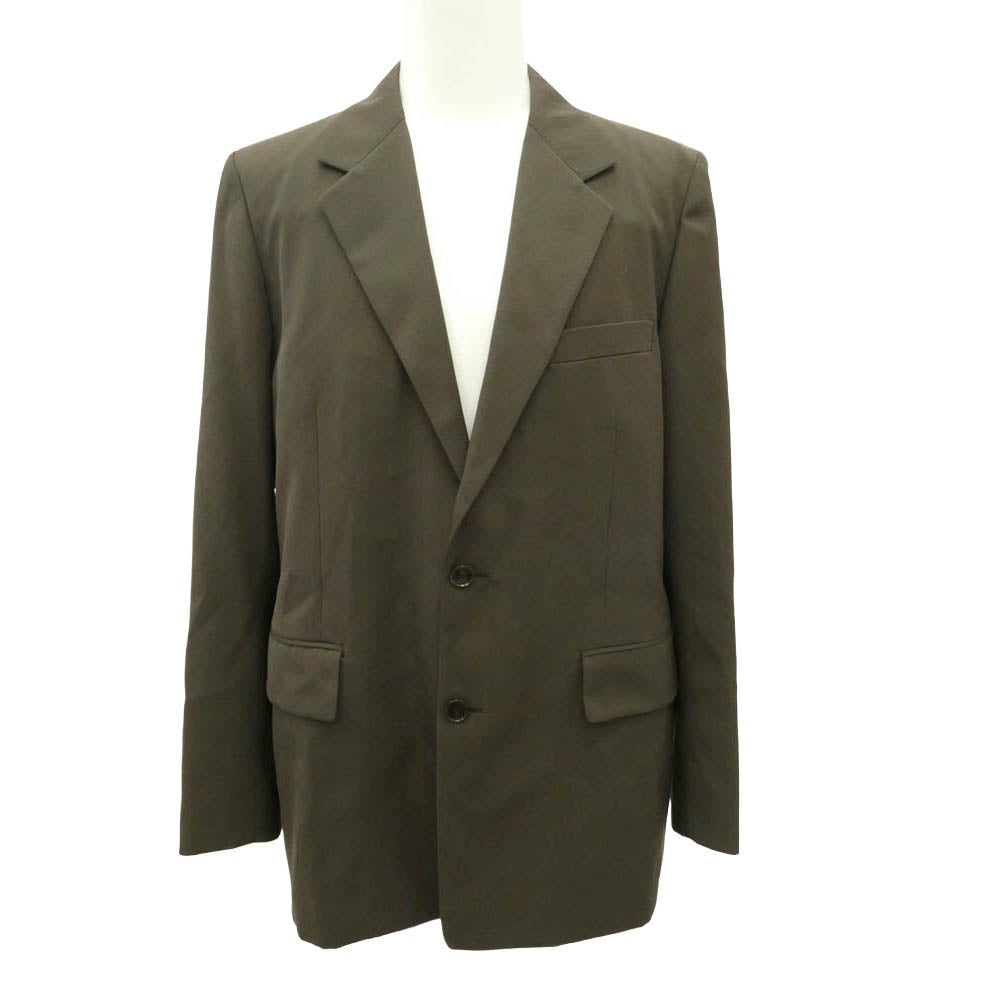 AURALEE オーラリー 23AW A23AJ01MG LIGHT WOOL MAX GABARDINE JACKET ライト ウール マックス ギャバジン 2B テーラードジャケット ブラウン系 4【美品】【中古】