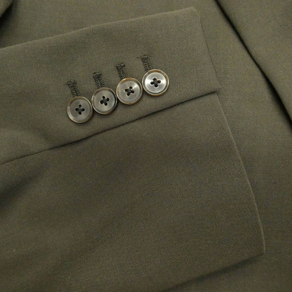 AURALEE オーラリー 23AW A23AJ01MG LIGHT WOOL MAX GABARDINE JACKET ライト ウール マックス ギャバジン 2B テーラードジャケット ブラウン系 4【美品】【中古】
