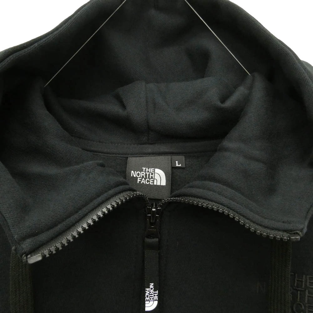 THE NORTH FACE ノースフェイス NT12442 REARVIEW FULL ZIP HOODIE リアビュー フルジップ フーディ パーカー ブラック系 KK L【極上美品】【中古】