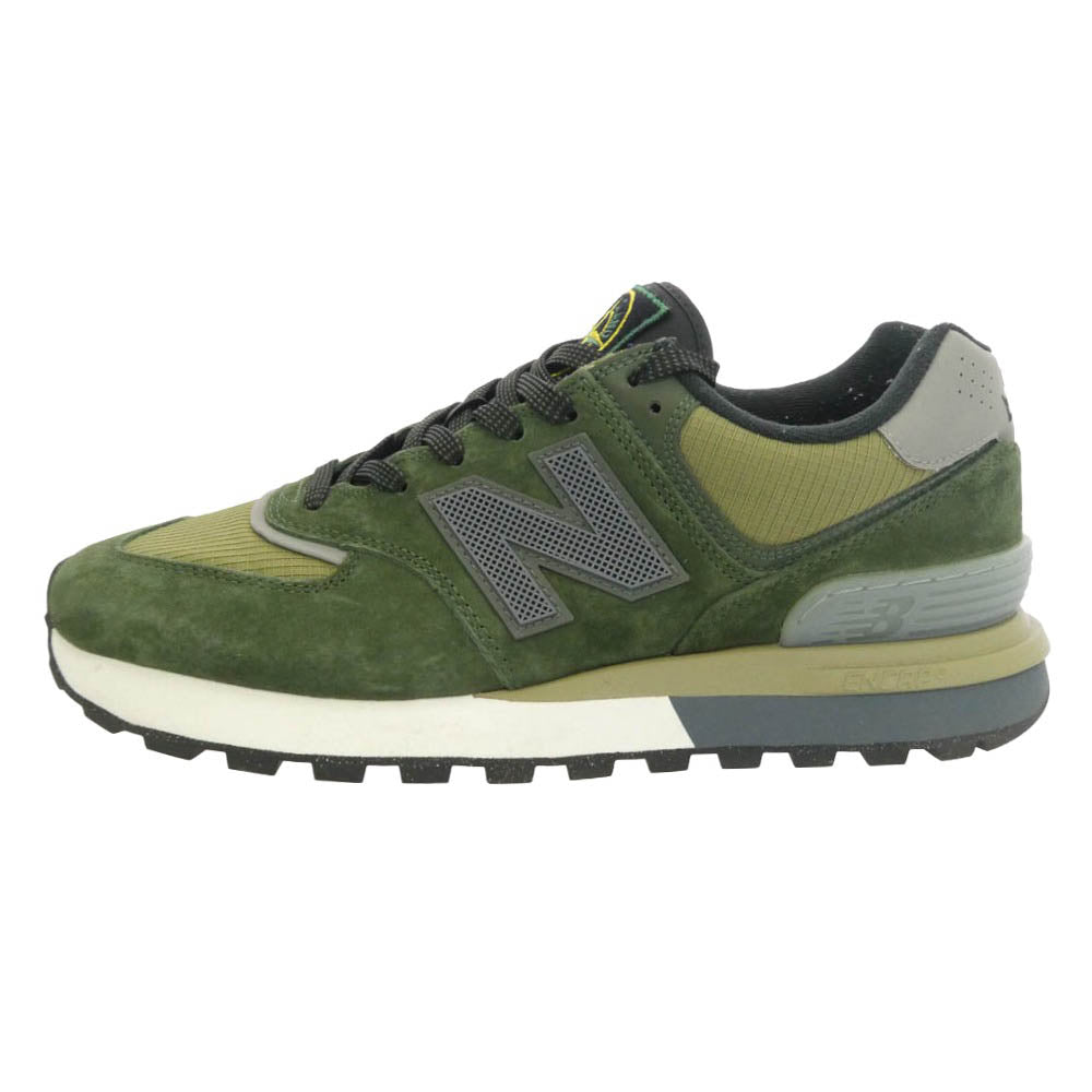 NEW BALANCE ニューバランス STONE ISLAND ストーンアイランド 24SS U574LGIL × Stone Island 574 Legacy Dark Green ストーンアイランド レガシー ダークグリーン スニーカー マルチカラー系 29cm【中古】
