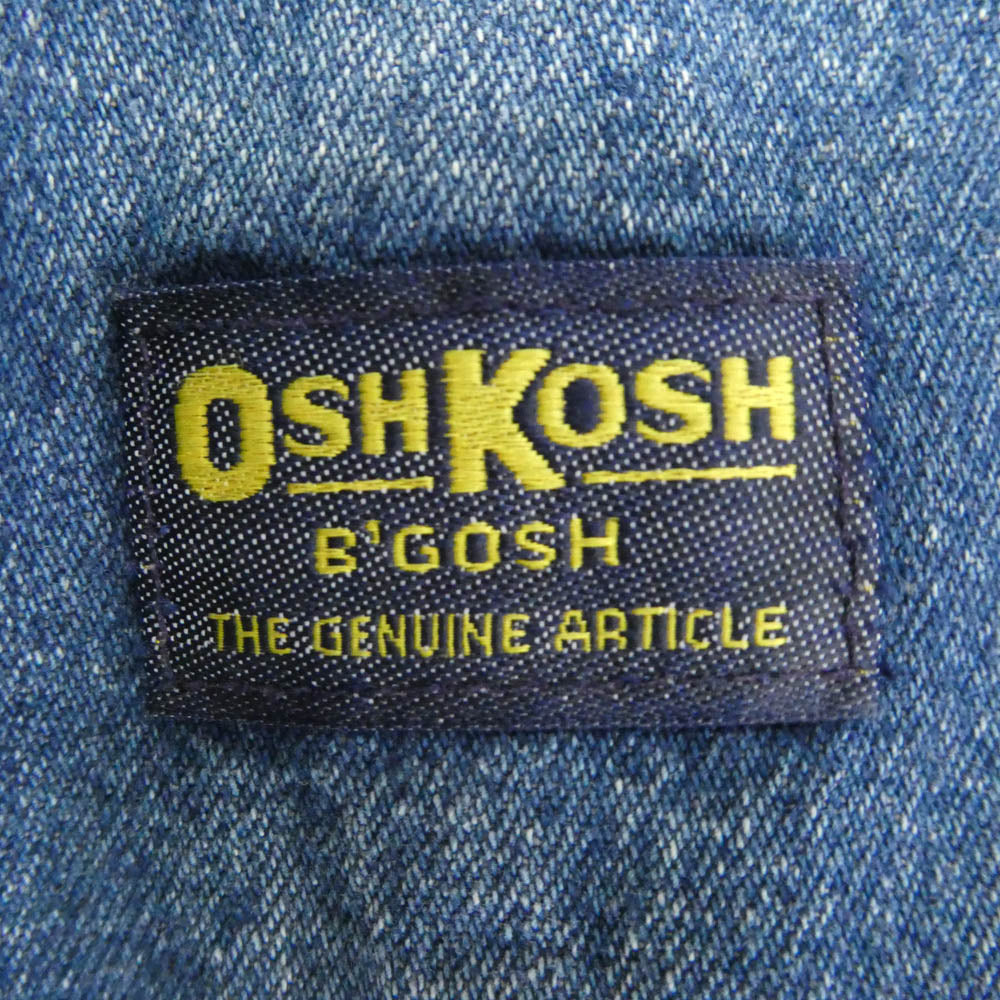 OSHKOSH オシュコシュ 70s VINTAGE ヴィンテージ レディース オーバーオール インディゴブルー系 33×30【中古】
