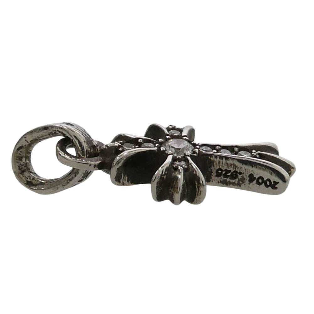 CHROME HEARTS クロムハーツ（原本有） ユナイテッドアローズ購入レシート付属 CRS BBYFAT P DMND ベイビーファットクロス PAVEダイヤ ペンダントトップ シルバー系【中古】